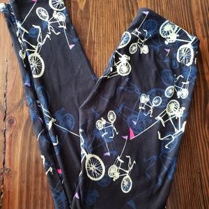 Extremely HTF unicorn vintage bicycles leggings